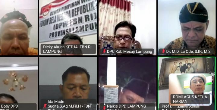 DPW FBN RI Provinsi Lampung Sukses Laksanakan Retreat Bela Negara