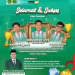 Kembali .!!! Siswa MAN 1 Metro Raih Juara Esai Kategori Penelitian Ter-update Tingkat Nasional di Universitas Sebelas Maret Tahun 2026